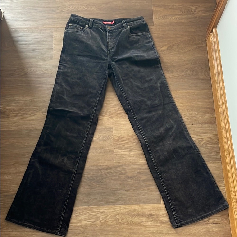 Vintage Corduroy material Black Jeans